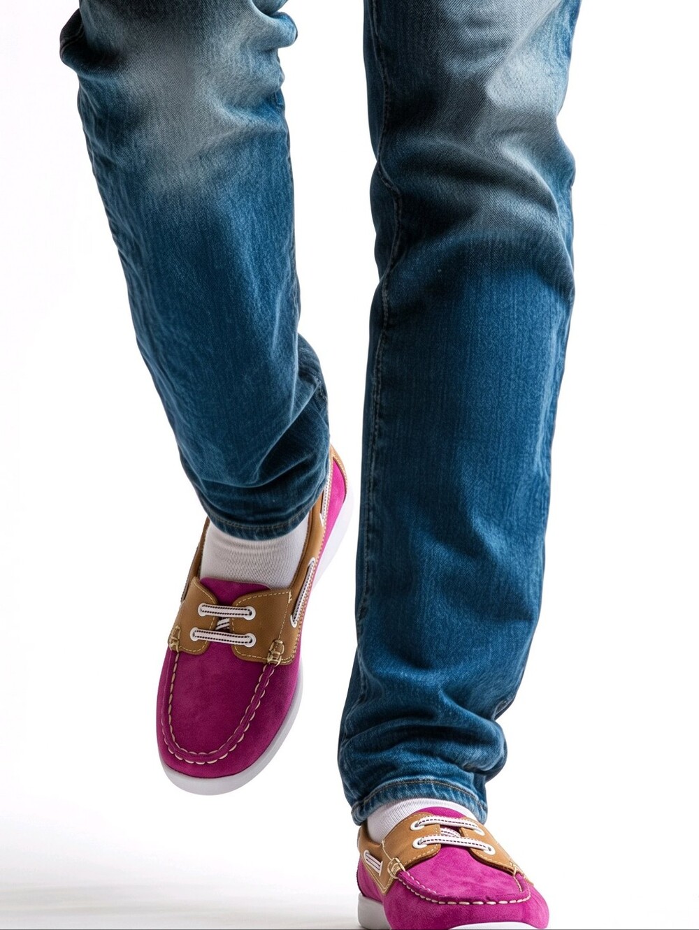 BASS 6½ Deck Shoes Revived! SAME Comfort + Artsy Bold RETRO FLAIR 80s MEET 00's! - Picture 3 of 15